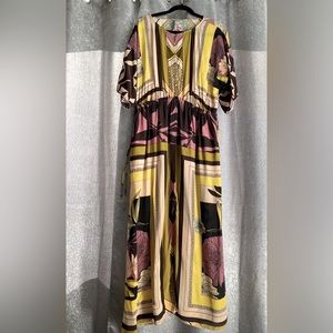 Preowned Johnny Was Thalía Dress sz M